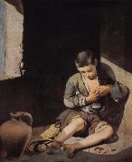 Bartolome Esteban Murillo Small beggar oil painting artist